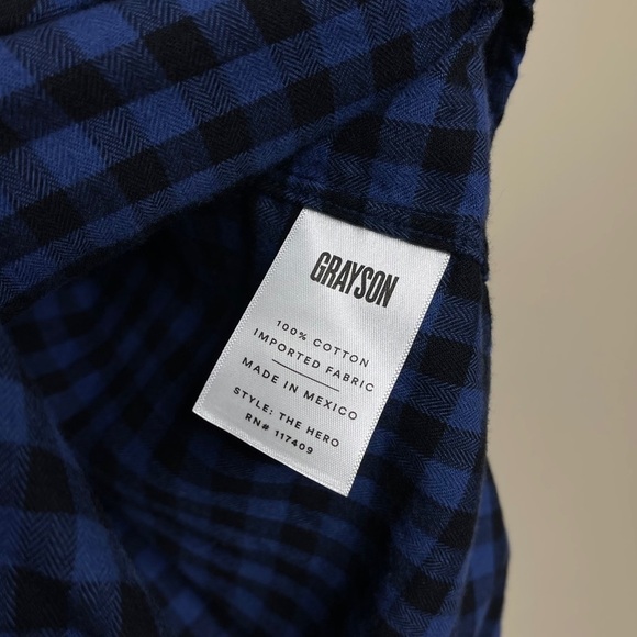 Grayson The Hero Flannel Button Up Shirt - Picture 3 of 5